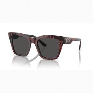 A0367Z Dolce&Gabbana DG4384 L (53 - 20) with Grey lenses and Red frame